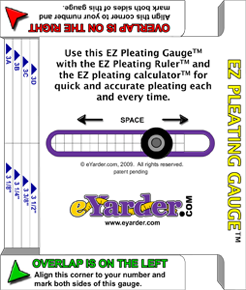 EZ Pleating Gauge Expands From 3 Inches to 5 Inches