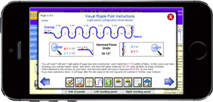 Ripplefold Fullness Chart