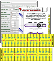 The EZ Pleating System 1 Year Combo Pack includes a 1 years subscription, two EZ Pleating Rulers and one EZ Pleating Gauge