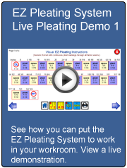 EZ Pleating Live Demonstration 1